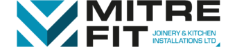 Mitre Fit Joinery full logo text with letter M emblem